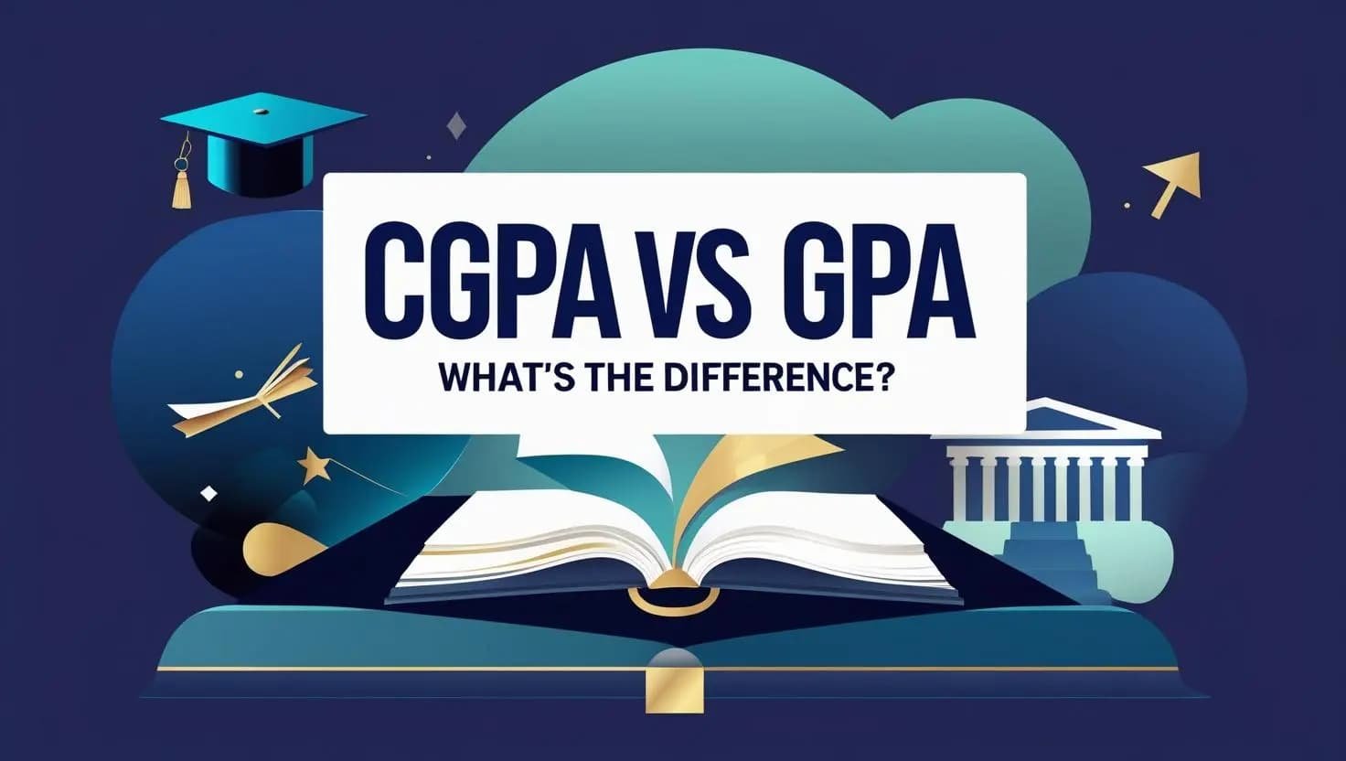 CGPA vs GPA comparison chart showing academic grading systems